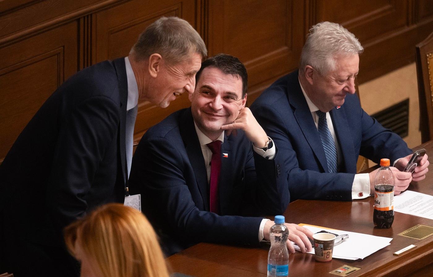 Andrej Babiš, Petr Macinka, Jaromír Zůna