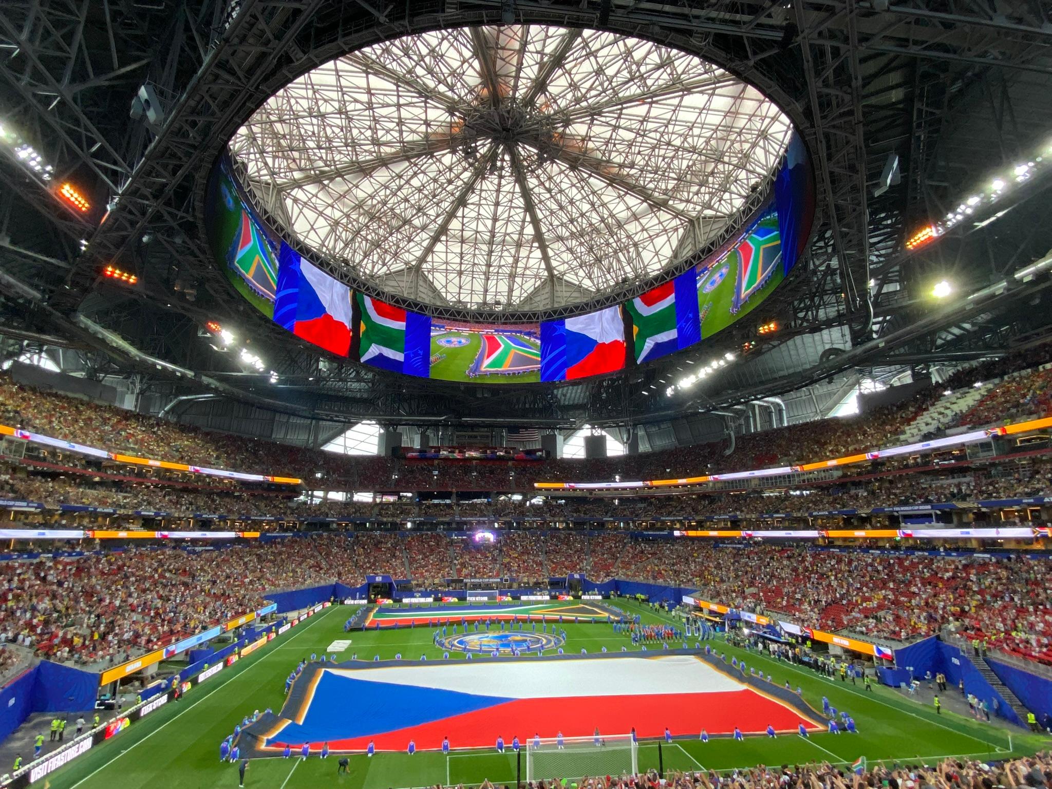 Utkání mistrovství světa ve fotbale Česko - Jihoafrická republika