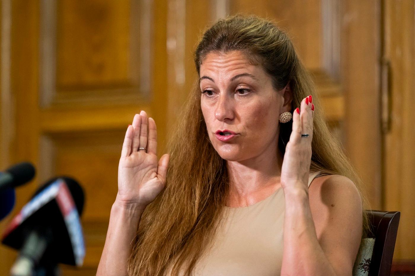 Ministryně spravedlnosti Eva Decroix Ministryně spravedlnosti Eva Decroix