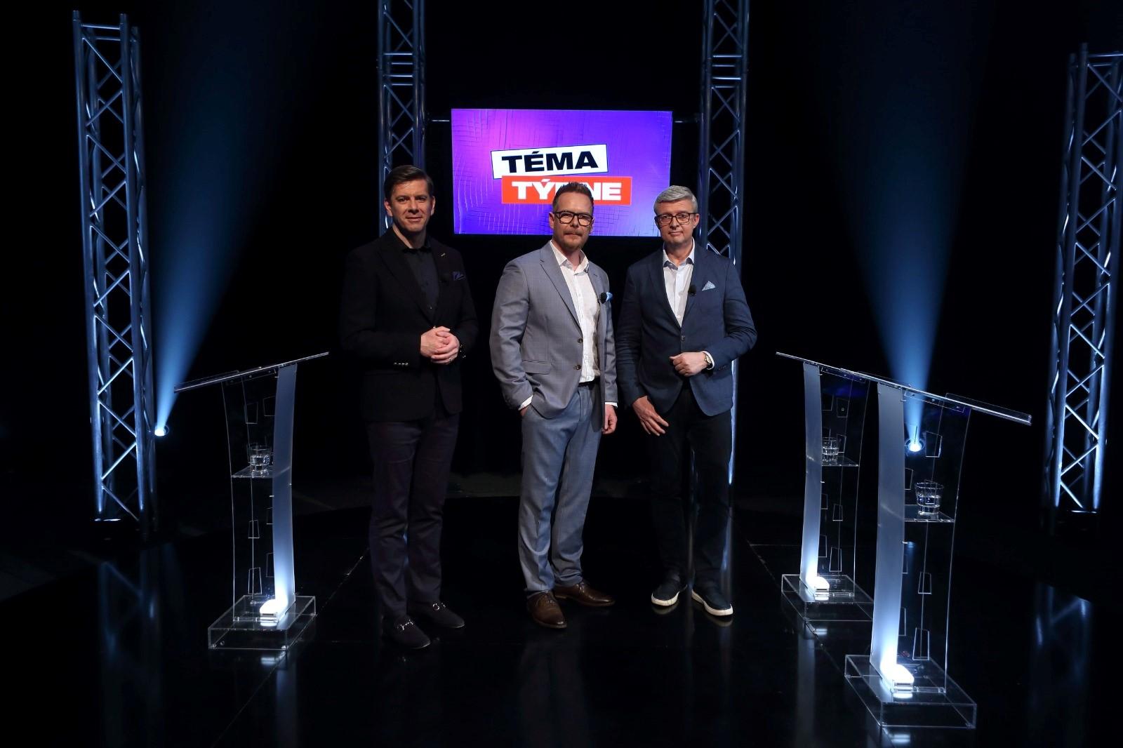 Jan Skopeček (ODS), Vladimír Pinker (bezpartijní) a Karel Havlíček (ANO)