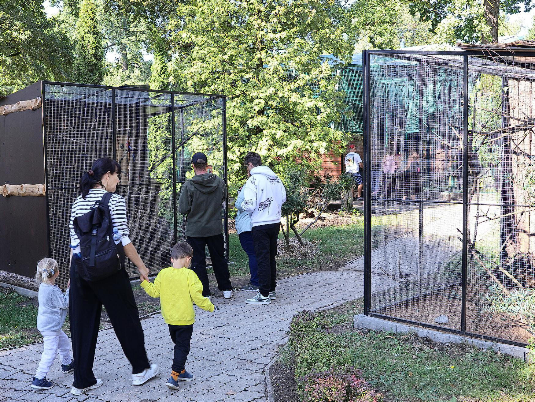 Zoologická zahrada v Hodoníně rozšířila svou nabídku pro návštěvníky o novou papouščí stezku. Tvoří ji šest voliér s 25 exotickými ptáky šesti druhů.