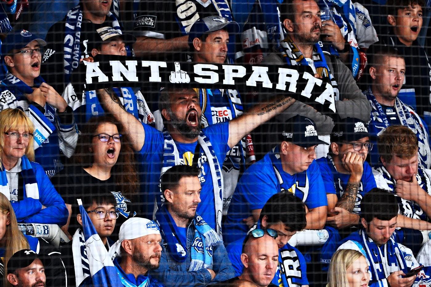 Fanoušci brněnské Komety - ilustrační foto Fanoušci brněnské Komety - ilustrační foto