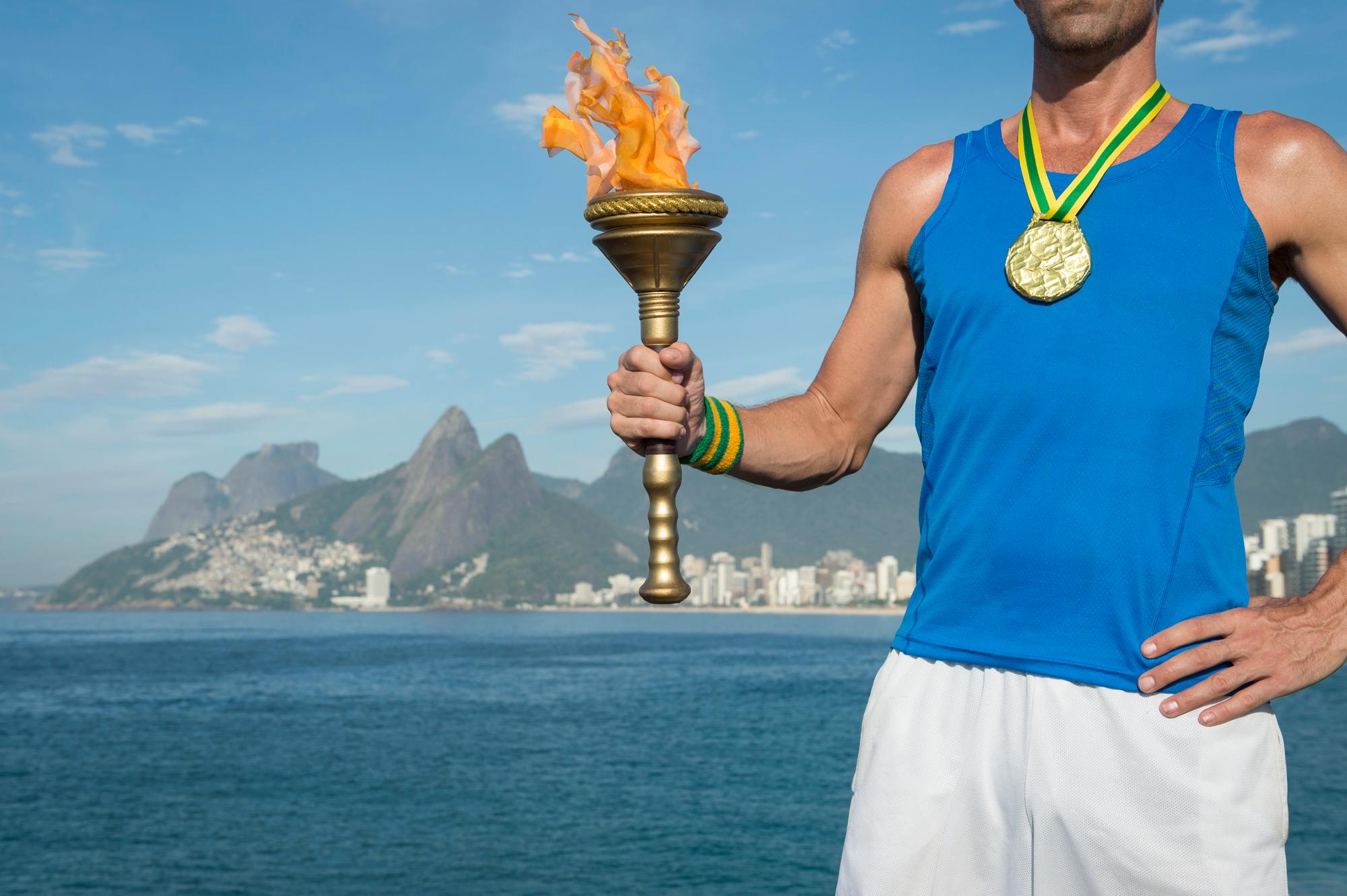 Takhle vypadaly pochodně při olympiádě v Rio de Janeiru