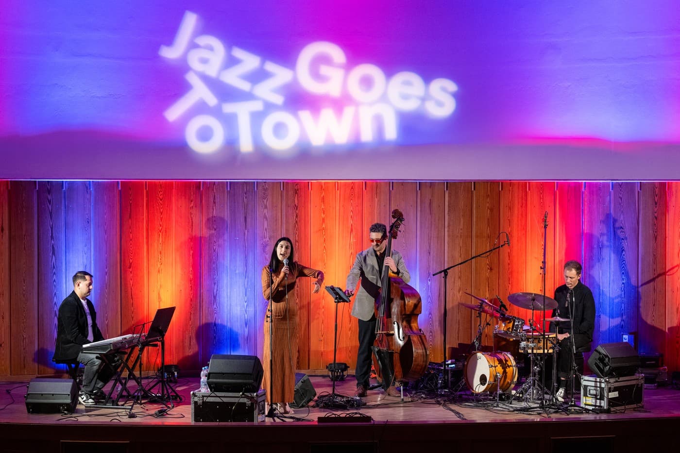  Koncert slovenské sestavy Lenka Gálisová Quartet na mezinárodním hudebním festivalu Jazz Goes to Town 