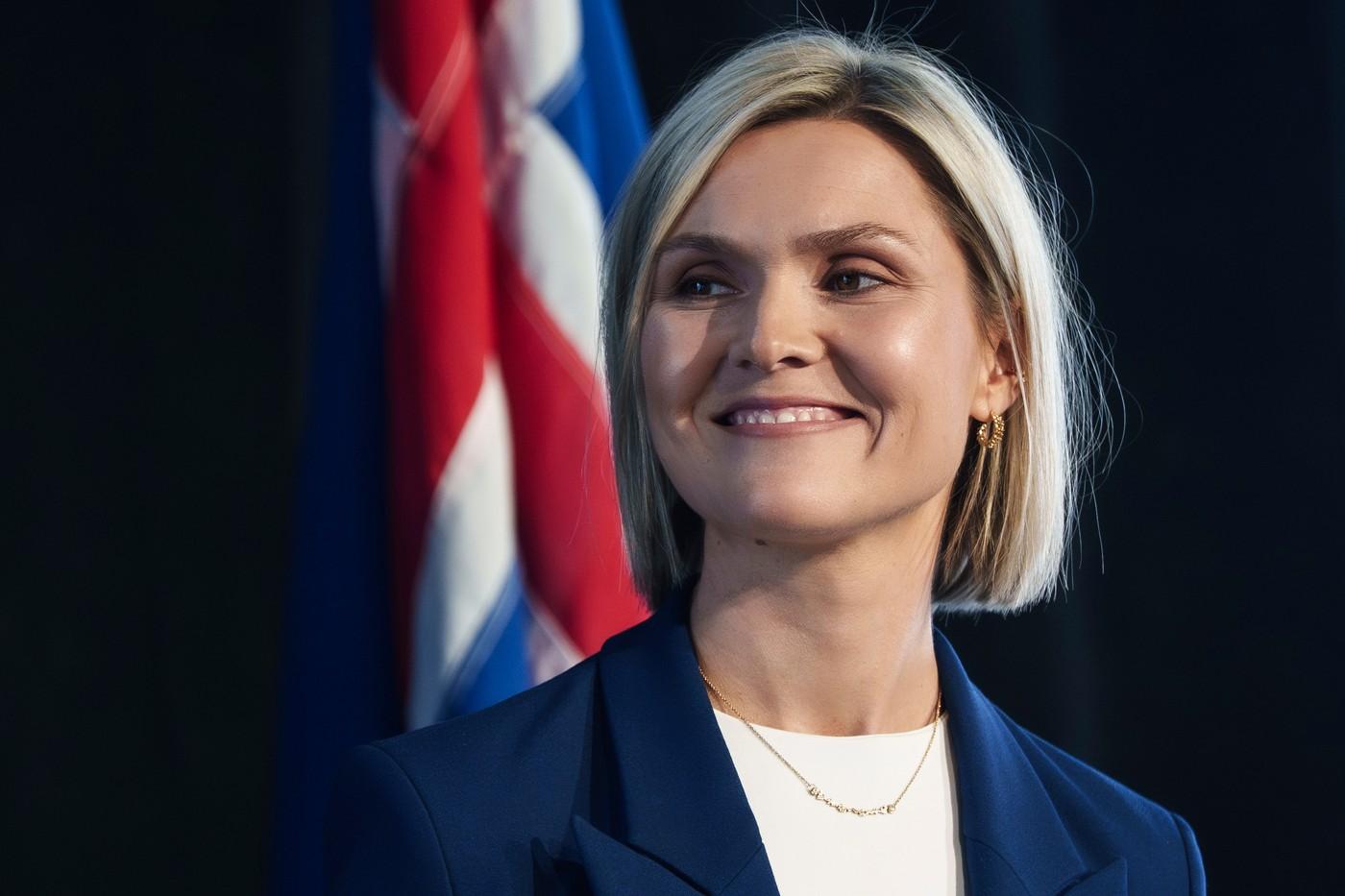 islandská premiérka Kristrún Frostadóttirová